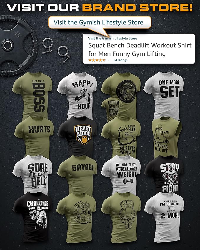 Gymish Lifestyle Happy Hour Deadlift Work Out T-Shirt, Weightlifting Gym Shirts