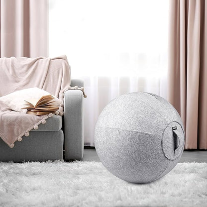 Stability Ball Chair for Office - Ergonomic Seating/Labor Birthing Pregnancy/Yoga Balance Stability Exercise Fitness
