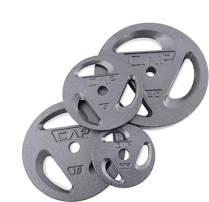 CAP Barbell Standard 1-Inch Grip Plates, Single, 5 Pound