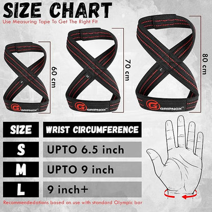 – Weight Lifting Straps Figure 8, Anti Slip Padded Wrist Support for Gym Workout Deadlift, Weightlifting, Powerlifting, Hand Bar Grip & Cross Training Strong Weightlifting Wrist Straps.
