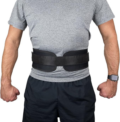 Crown Sporting Goods Neoprene Weight Lifting Belt – Strength Training Fitness Equipment, Great for Squatting, Deadlifts, & Power Lifting with Adjustable Strap