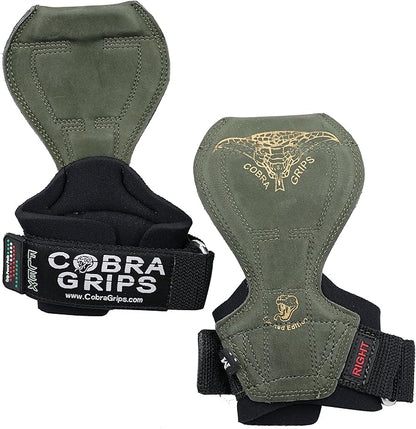 Cobra Grips Flex Model Weight Lifting Gloves Heavy Duty Straps Alternative Power Lifting Hooks for Deadlifts with Padded Wrist Wrap Support Bodybuilding