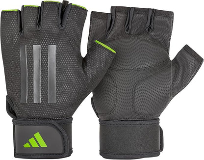 Adidas Elite Training & Weightlifting Gloves, Fingerless Workout Gloves