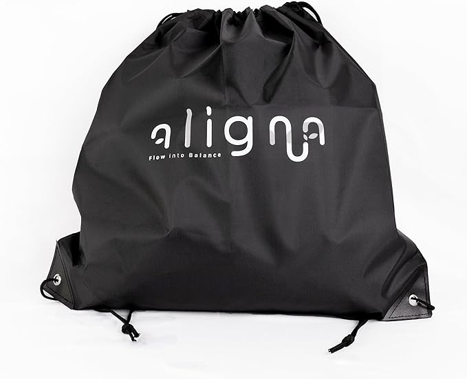 Aligna Pilates Essential Kit | Complete Home Set for Balance, Flexibility & Strength | 8-Piece Set with Pilates Ring, Softball, Resistance Bands, Ankle Weights, Yoga Socks & Carry Bag