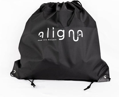 Aligna Pilates Essential Kit | Complete Home Set for Balance, Flexibility & Strength | 8-Piece Set with Pilates Ring, Softball, Resistance Bands, Ankle Weights, Yoga Socks & Carry Bag