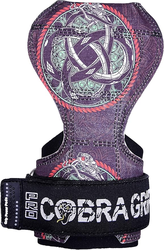 Cobra Grips PRO Weight Lifting Gloves Heavy Duty Straps Alternative with Power Lifting Hooks Padded Wrist Support for Deadlifts & Bodybuilding