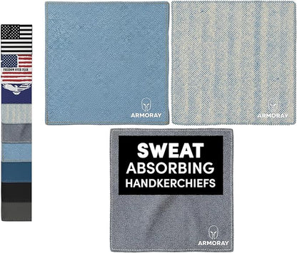 ARMORAY Sweat Absorbing Towel Handkerchief – Quick-Dry Microfiber Gym Towels for Face, Hands & Body – Workout Towel for Men, Sport Rag, Perfect for Tennis, Pickleball & Sauna Use by Women
