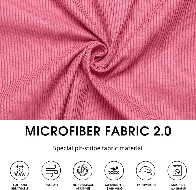4Monster Microfiber Camping Towel - Quick Dry, Super Absorbent, Lightweight Travel Towel for Hiking, Beach, Gym, Backpacking, Yoga - Compact with Carry Bag (Pink, Small(31.50" x 15.80"))