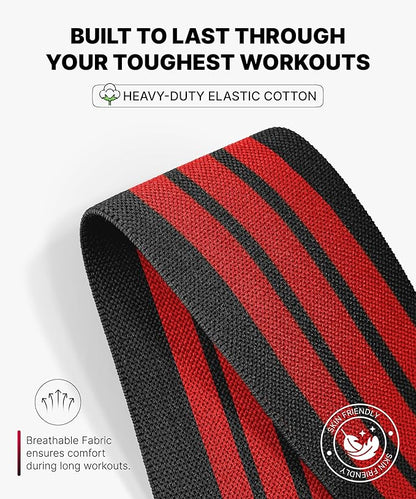 DMoose Fitness Knee Sleeves for Weightlifting (Pair) 78” Knee Wraps for Joint Support, Squats & Powerlifting - Gym Brace Straps for Joint Stability & Pain Relief, USPA & IPL Approved for Men and Women