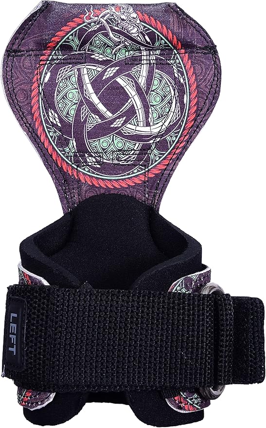 Cobra Grips PRO Weight Lifting Gloves Heavy Duty Straps Alternative with Power Lifting Hooks Padded Wrist Support for Deadlifts & Bodybuilding