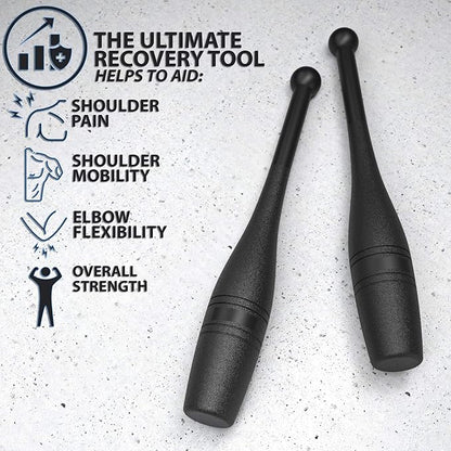 Synergee Indian Clubs 1lb, 2lb, 5lb, 10lb & 15lb. Power Clubs - Exercise Weight Club Bells - Grip and Forearm Strength Trainer - Sold in Pairs
