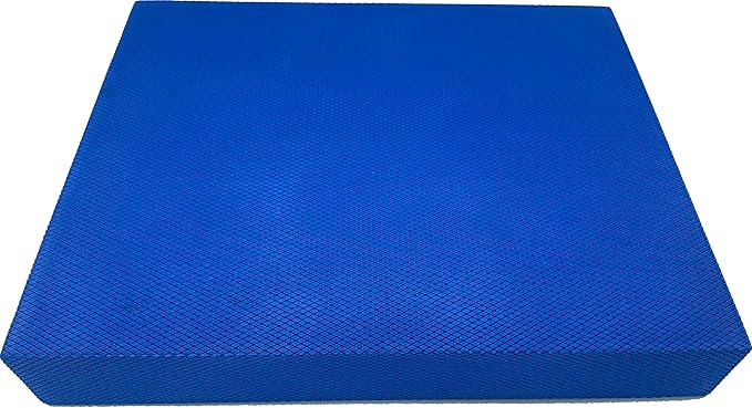 Large (15.5" x 13.5" x 2.3") Balance Pad, Made from Closed Cell Foam (Blue, Large)