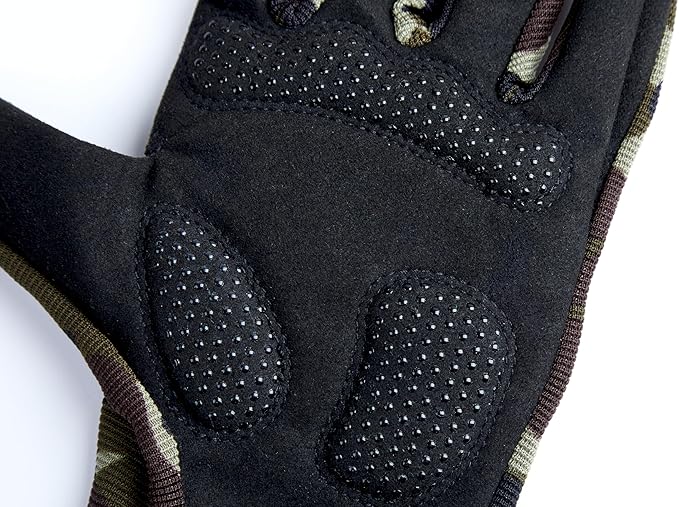 ChinFun Full Finger Workout Gloves for Men Breathable Gym Exercise Weight Lifting Gloves Full Palm Protection Deep