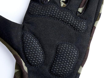 ChinFun Full Finger Workout Gloves for Men Breathable Gym Exercise Weight Lifting Gloves Full Palm Protection Deep