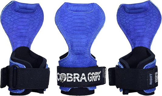 Cobra Grips PRO Weight Lifting Gloves Heavy Duty Straps Alternative with Power Lifting Hooks Padded Wrist Support for Deadlifts & Bodybuilding