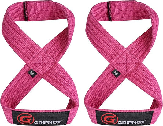 – Weight Lifting Straps Figure 8, Anti Slip Padded Wrist Support for Gym Workout Deadlift, Weightlifting, Powerlifting, Hand Bar Grip & Cross Training Strong Weightlifting Wrist Straps.
