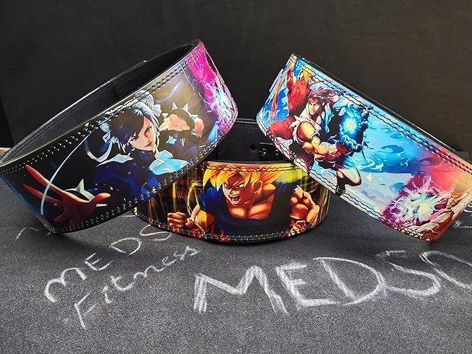 MEDSO Anime Weight Lifting Lever Belt, Lifting Blet for Squats,Deadlifts, Cross Training,Weightlifting, Bodybuilding for Perfect Back Support for Men Women