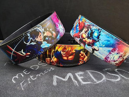 MEDSO Anime Weight Lifting Lever Belt, Lifting Blet for Squats,Deadlifts, Cross Training,Weightlifting, Bodybuilding for Perfect Back Support for Men Women
