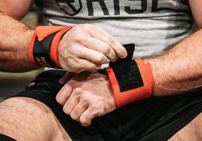 Professional Grade Wrist Wraps, 12", 18", 24" & 34". New Versatile Twin Thumb Loop Design for Powerlifting, Weight Lifting, and Bodybuilding. Weightlifting Wrist Support for Men and Women