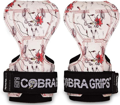 Cobra Grips PRO Weight Lifting Gloves Heavy Duty Straps Alternative with Power Lifting Hooks Padded Wrist Support for Deadlifts & Bodybuilding