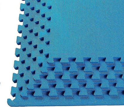 BalanceFrom Puzzle Exercise Mat 1/2" Thick, EVA Interlocking Foam Floor Tiles for Home Gym, Mat for Home Workout Equipment, Floor Padding for Kids, Multiple Sizes and Colors
