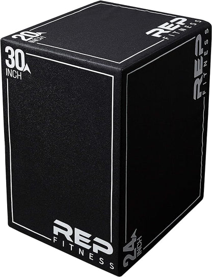 REP Soft Plyo Box | 3-in-1 Foam Jump Box | 3 Size Options 16", 20", 24" | Plyometric Training Platform | Home Gym Equipment | Non-Slip Step Block | Adjustable Workout Box | CrossFit Jump Tool