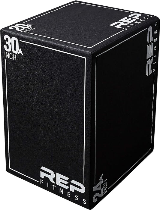 REP Soft Plyo Box | 3-in-1 Foam Jump Box | 3 Size Options 16", 20", 24" | Plyometric Training Platform | Home Gym Equipment | Non-Slip Step Block | Adjustable Workout Box | CrossFit Jump Tool