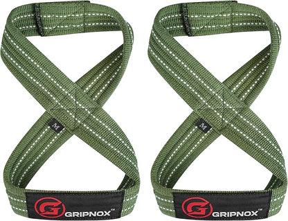 – Weight Lifting Straps Figure 8, Anti Slip Padded Wrist Support for Gym Workout Deadlift, Weightlifting, Powerlifting, Hand Bar Grip & Cross Training Strong Weightlifting Wrist Straps.
