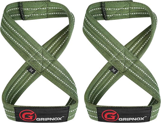 – Weight Lifting Straps Figure 8, Anti Slip Padded Wrist Support for Gym Workout Deadlift, Weightlifting, Powerlifting, Hand Bar Grip & Cross Training Strong Weightlifting Wrist Straps.