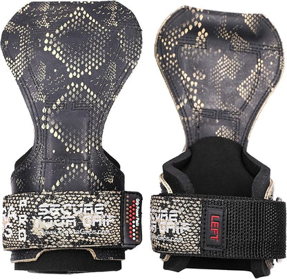 Cobra Grips PRO Weight Lifting Gloves Heavy Duty Straps Alternative with Power Lifting Hooks Padded Wrist Support for Deadlifts & Bodybuilding