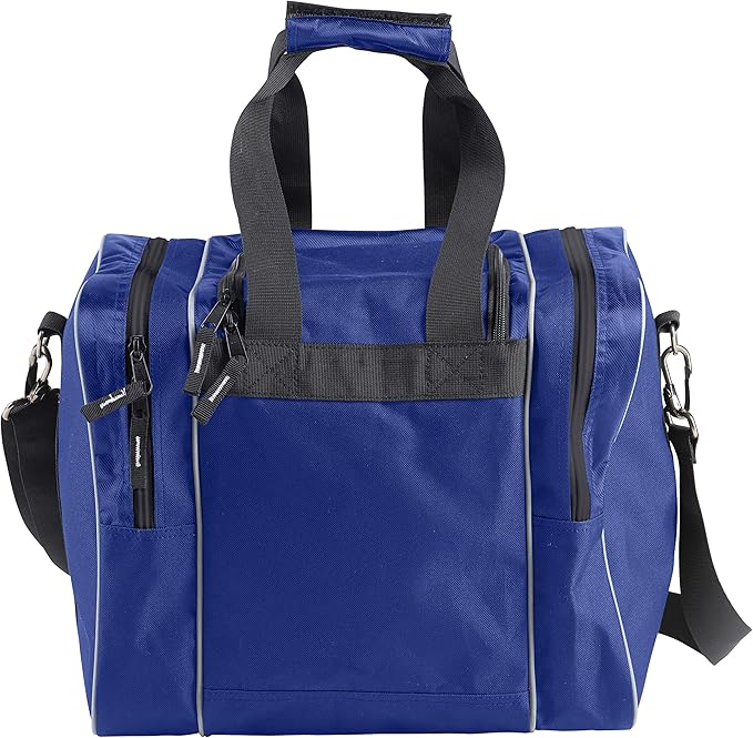 Athletico Bowling Bag for Single Ball - Single Ball Tote Bag With Padded Ball Holder - Fits a Single Pair of Bowling Shoes Up to Mens Size 14
