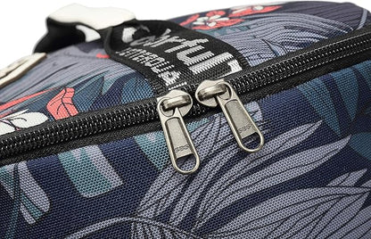 Kalesi Floral Gym Duffle Bag Backpack 4 ways for Women Waterproof with Shoes Compartment for travel Sport Hiking laptop Lightweight