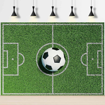 Football Soccer Green Field Backdrop Football Field Soccer Ball Green Grass Stadium Photography Background Soccers Ball On Footballs Fields Backdrops Props Decorations Banner Backgrounds 20x10ft