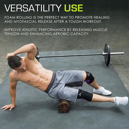 ProsourceFit High Density Foam Rollers Long, Firm Full Body Athletic Massage Tool for Back Stretching, Yoga, Pilates, Post Workout Muscle Recuperation