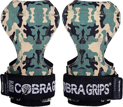 Cobra Grips PRO Weight Lifting Gloves Heavy Duty Straps Alternative with Power Lifting Hooks Padded Wrist Support for Deadlifts & Bodybuilding