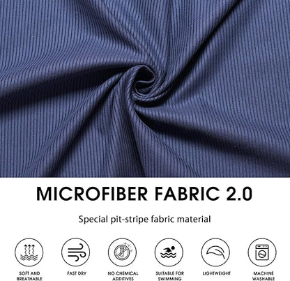 4Monster Microfiber Camping Towel - Quick Dry, Super Absorbent, Lightweight Travel Towel for Hiking, Beach, Gym, Backpacking, Yoga - Compact with Carry Bag (Navy Blue, Medium(40.00" x 20.00"))