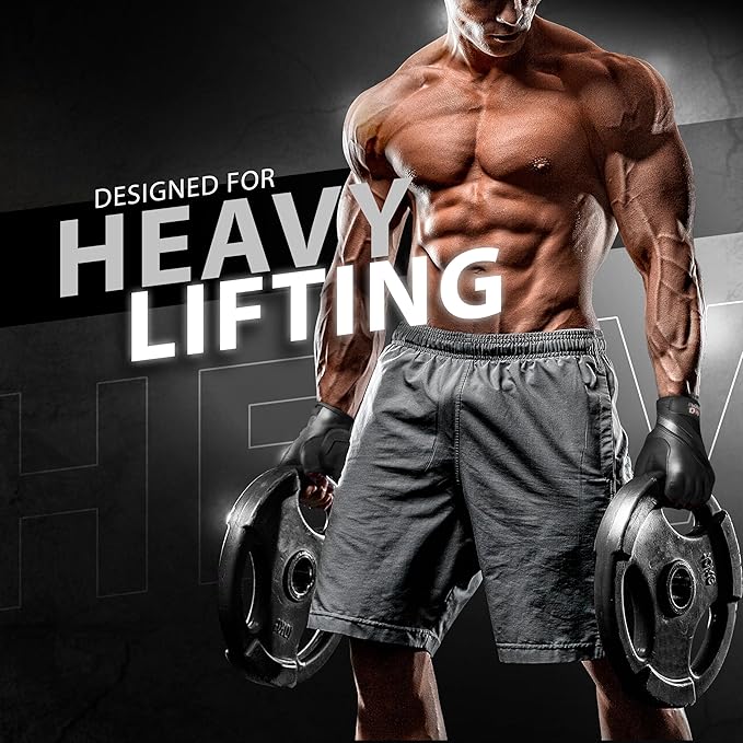 DXM SPORTS Workout Gloves for Men, Gym Weight Lifting Gloves with Wrist Support - Breathable, Anti-Slip Gloves for Exercise, Fitness, Cycling, Training, Outdoor Sports