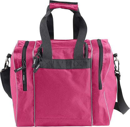 Athletico Bowling Bag for Single Ball - Single Ball Tote Bag With Padded Ball Holder - Fits a Single Pair of Bowling Shoes Up to Mens Size 14