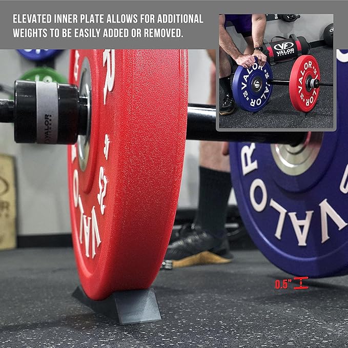 Valor Fitness Deadlift Wedge - Plate Change Assist - Weightlifting Workout Equipment – Max Weight Load 1000 lbs ea.- ED-DW…