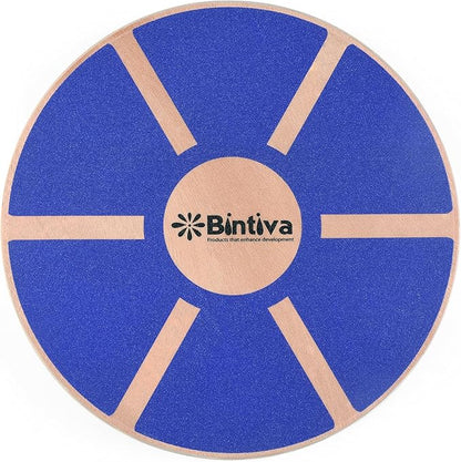 bintiva Wood Balance Board for Fitness Rehab Balance and Stability Training