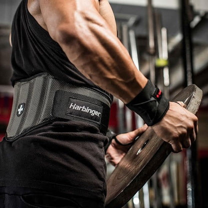 Harbinger Men's Firm Fit 7.5-Inch Contoured Weightlifting Belt