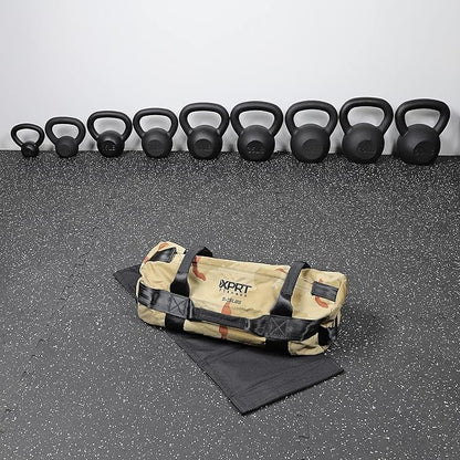 XPRT Fitness Workout Sandbag for Heavy Duty Workout Cross Training 7 Multi-positional Handles - Color Army Green/Black/Camo