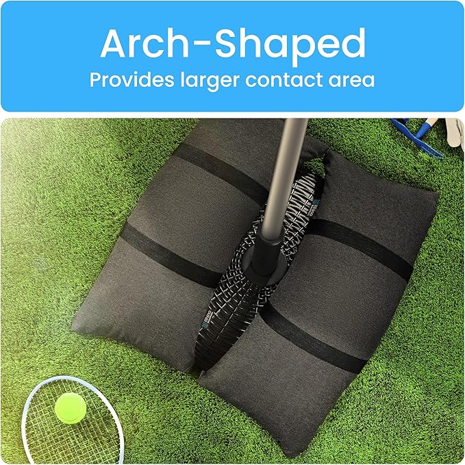 Rhino BaseMate Umbrella Base Weights 6-Pack – Fillable Sand Bags for Umbrella Base & Patio Stand | Durable Weatherproof Sandbag Weights for Outdoor Umbrellas, Arched Design, Holds Up to 49 lbs Each